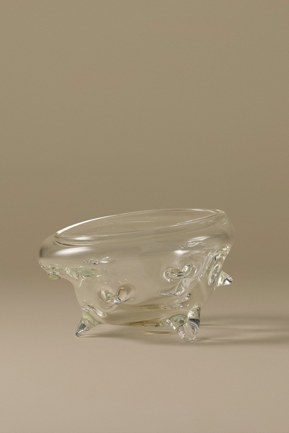 Clear Spiky Bowl