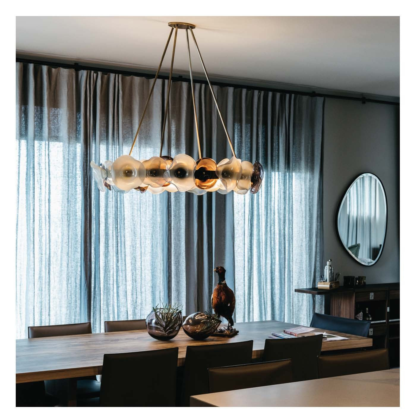 Petal Halo Chandelier